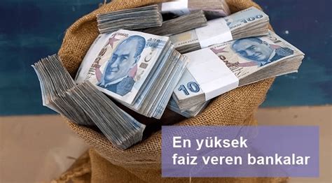 En yüksek mevduat faiz oranları